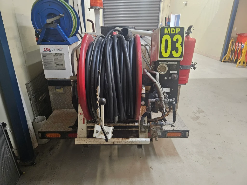 jetting high pressure drain cleaning